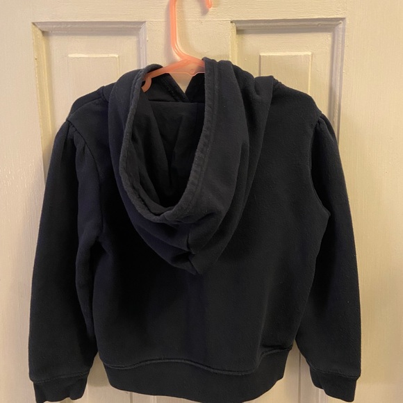 Navy pullover hoodie from Gap. Size 5. - Picture 4 of 4